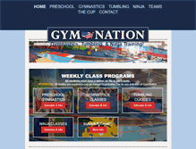 Tablet Screenshot of gym-nation.com